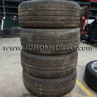 JDM Volk Racing TE37 White 15 inch Wheels 